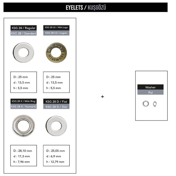  - Eyelet, KSG 28