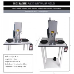  - Semi-automatic electrical table-type press machine, TTP-1